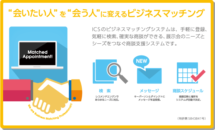 “会いたい人”を“会う人”に変えるビジネスマッチング